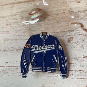 Official DODGERS💙Pin Jacket Blue MLB Los Angeles